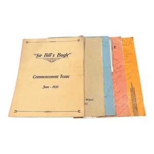 Vintage Johnstown‎ High School Yearbooks "Sir Bill's Bugle" 1930-1934
